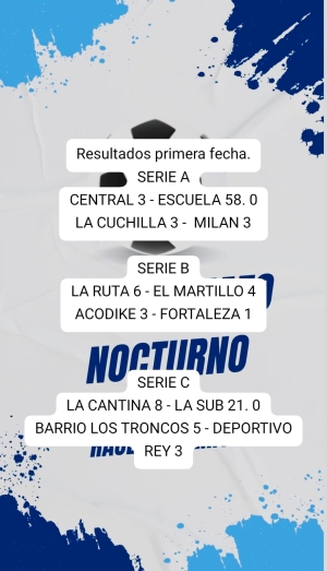 La Cantina y Barrio Los Troncos ganaron partidos en Campeonato Nocturno "Ra&uacute;l Barreiro" en Pintado