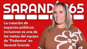 Sandra Del Castillo destac&oacute; su compromiso para avanzar en creaci&oacute;n y mantenimiento de espacios inclusivos en Sarand&iacute; Grande