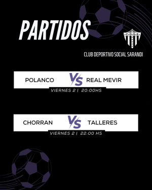 Hoy se disputar&aacute;n dos partidos por el Campeonato Barrial de Sarand&iacute; Grande
