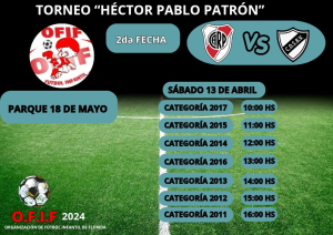 Club Deportivo Barrio Vi&ntilde;a visitar&aacute; a River Plate en baby el pr&oacute;ximo s&aacute;bado