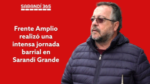 Presidente del Frente Amplio Florida destac&oacute; la urgencia de combatir el trabajo precario en movilizaci&oacute;n en Sarand&iacute; Grande