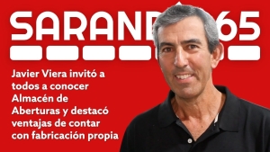 Javier Viera destac&oacute; disponibilidad inmediata de productos en nuevo Almac&eacute;n de Aberturas e invit&oacute; a todos los sarandienses a visitarlo
