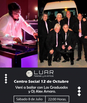 100 entradas a $ 300 para gran baile con "Los Graduados" en Sarand&iacute; Grande