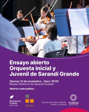Orquestas de N&uacute;cleo Sinf&oacute;nico brindar&aacute;n ma&ntilde;ana espect&aacute;culo en Museo Hist&oacute;rico de Sarand&iacute; Grande