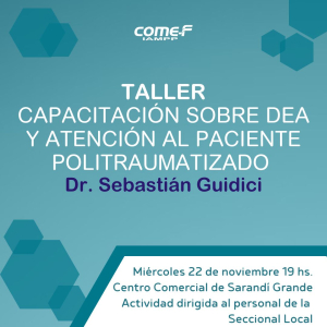 COMEF-IAMPP brindar&aacute; capacitaci&oacute;n a polic&iacute;as y bomberos sobre uso de DEA y atenci&oacute;n a politraumatizados