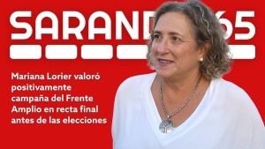 &ldquo;Muchos vecinos cansados de no ver respuestas, nos dan un voto de confianza y apuestan a nuestra propuesta" expres&oacute; Mariana Lorier en cierre de campa&ntilde;a en Sarand&iacute; Grande