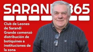 Treinta botiquines de primeros auxilios comenz&oacute; a entregar Club de Leones a escuelas y otras instituciones de la zona de Sarand&iacute; Grande