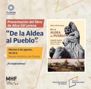 Maestra Alice Gil presentar&aacute; hoy su libro "De la Aldea al Pueblo" en Museo Hist&oacute;rico de Florida