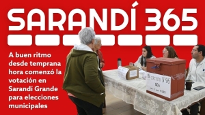 Una gran parte de los vecinos de Sarand&iacute; Grande lleg&oacute; a las urnas en la ma&ntilde;ana en elecciones departamentales