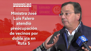 Ministro Falero anunci&oacute; que detalles de obra de Ruta 5 en Sarand&iacute; Grande se conocer&aacute;n tras concretar expropiaciones