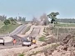 Tr&aacute;fico de Ruta 5 se ver&aacute; hoy interrumpido por nuevas voladuras con dinamita en La Cruz
