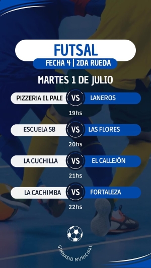 Hoy se disputar&aacute; una nueva jornada del campeonato de futsal en Sarand&iacute; Grande