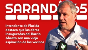 Intendente de Florida agradeci&oacute; a vecinos de Barrio Abasto su paciencia al inaugurar ayer obras con una inversi&oacute;n de 55 millones de pesos