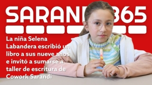 La ni&ntilde;a Selena Labandera escribi&oacute; un libro con tan solo 9 a&ntilde;os e invit&oacute; a sumarse a taller de escritura de Cowork Sarand&iacute;