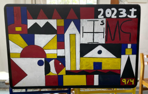 Estudiantes del Liceo de Sarand&iacute; Grande intervinieron espacios, inspirados por Torres Garc&iacute;a, Mir&oacute; y P&aacute;ez Vilar&oacute;