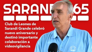 "La filosof&iacute;a es devolver a la comunidad lo que ella aporta" destac&oacute; Nelson Boggio del Club de Leones sobre destino de fondos de correcaminata a videovigilancia
