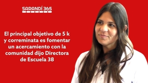 El principal objetivo de la 5 k y correcaminata es promover el acercamiento con la comunidad destac&oacute; directora de Escuela N&deg; 38