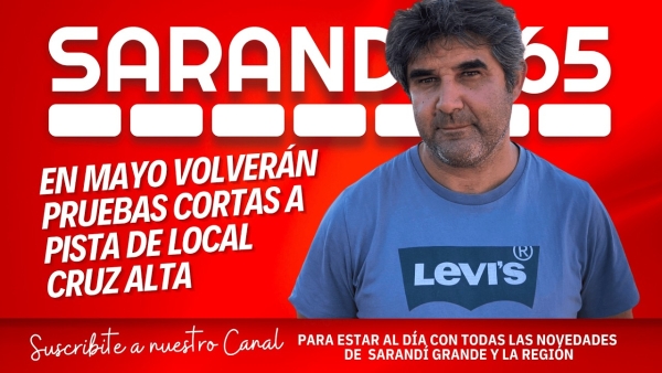 En mayo volverán carreras cortas a pista Local Cruz Alta de Sarandí Grande