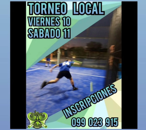 Campeonato de P&aacute;del se llevar&aacute; a cabo el s&aacute;bado en Sarand&iacute; Grande