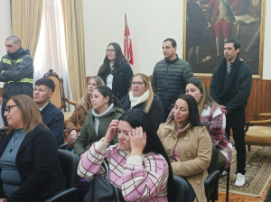 Presentaron a las tres nuevas inspectoras de tr&aacute;nsito de Sarand&iacute; Grande