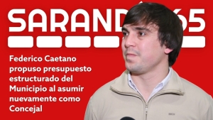 Federico Caetano propuso planificaci&oacute;n a largo plazo del Municipio al asumir hoy como Concejal en Sarand&iacute; Grande
