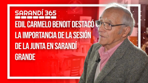 Edil Carmelo Benoit destac&oacute; la importancia de que se declare de inter&eacute;s fiesta de diciembre en Sarand&iacute; Grande