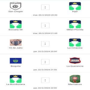 Fijaron primeros partidos de Campeonato para mayores de 40 en el Complejo Deportivo Boquita