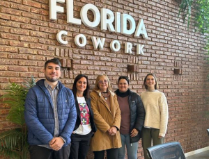 Directivos del Centro Comercial de Sarand&iacute; Grande visitaron espacio de trabajo de Florida Cowork