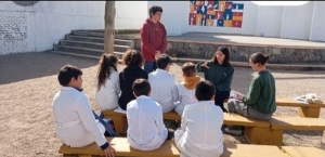 Estudiantes de Liceo Faustino Harrison realizaron un taller sobre derechos y deberes en la Escuela 38