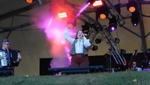 Destacada presentaci&oacute;n brind&oacute; anoche Luc&iacute;a Aramburu en Festival A Orillas del Olimar