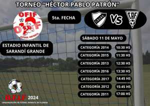 Barrio Vi&ntilde;a recibir&aacute; a Atl&eacute;tico Florida en Estadio de Baby F&uacute;tbol de Sarand&iacute; Grande