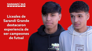 Liceales de Sarand&iacute; Grande destacaron su orgullo de coronarse campeones de futsal tras seis intensos partidos