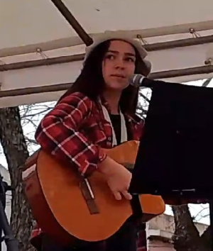 Joven folclorista de Sarand&iacute; Grande se destac&oacute; en los festejos del 150&deg; Aniversario de Ciudad del Carmen