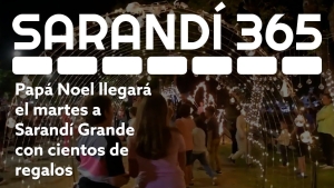 Alcalde de Sarand&iacute; Grande invit&oacute; a la comunidad a recibir a Pap&aacute; Noel el martes 23 con m&aacute;s de 800 regalos para ni&ntilde;os