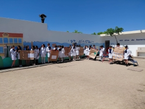 Escuela N&deg; 7 inaugur&oacute; hoy mural conmemorativo del Bicentenario de la Batalla de Sarand&iacute;