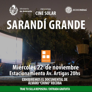 Documental sobre "Chino" Recoba exhibir&aacute;n en Avda. Artigas de Sarand&iacute; Grande