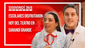 Escolares de Sarand&iacute; Grande disfrutan hoy de una doble jornada de teatro