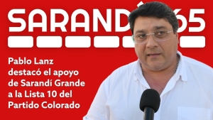 Pablo Lanz destac&oacute; la presencia de Patricia Mart&iacute;nez y Graciela Alegretti como las apuestas de Lista 10 en Sarand&iacute; Grande