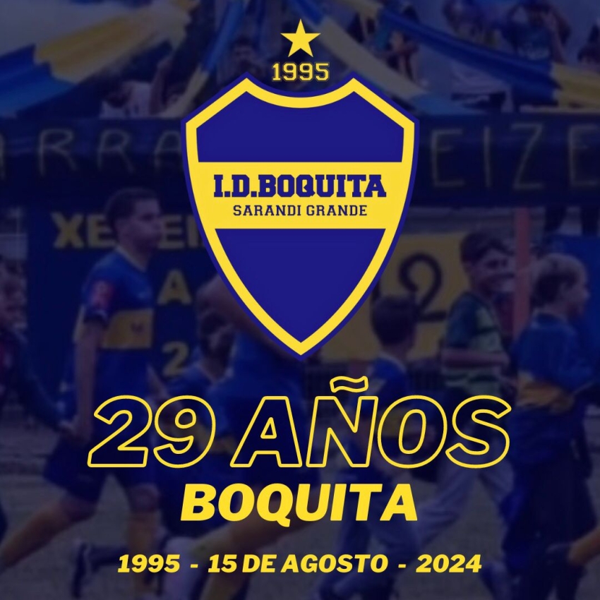 Instituci&oacute;n Deportiva Boquita cumple hoy sus 29 a&ntilde;os de vida en Sarand&iacute; Grande