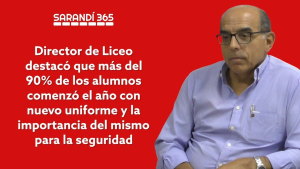 Un elevado porcentaje de alumnos del Liceo de Sarand&iacute; Grande adopt&oacute; nuevo uniforme