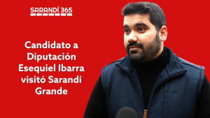 Seguridad, salud mental y vivienda policial propone sector de Andr&eacute;s Ojeda, dijo candidato Esequiel Ibarra en Sarand&iacute; Grande