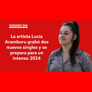 Folclorista de Sarand&iacute; Grande Luc&iacute;a Aramburu grab&oacute; dos nuevas canciones, mientras prepara varias presentaciones y gira internacional