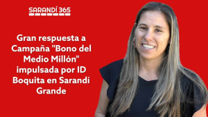 Gran respuesta a campa&ntilde;a "Bono del Medio Mill&oacute;n" impulsada por Instituci&oacute;n Deportiva Boquita en Sarand&iacute; Grande