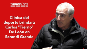 Carlos "Tierno" De Le&oacute;n brindar&aacute; Cl&iacute;nica Deportiva para futbolistas en Sarand&iacute; Grande