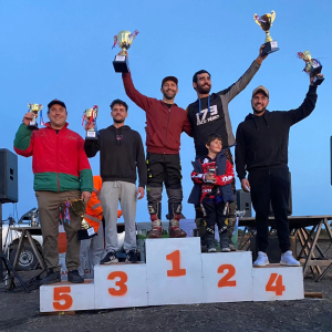 Tres competidores de Sarand&iacute; Grande subieron al podio en la fiesta del motociclismo