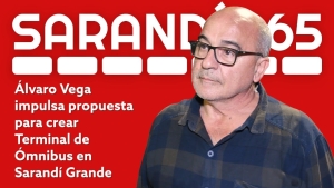 &Aacute;lvaro Vega propuso crear una terminal de &oacute;mnibus en Sarand&iacute; Grande