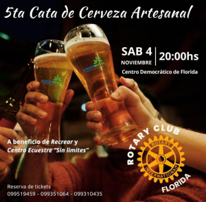 Cervecero de Sarand&iacute; Grande estar&aacute; hoy en 5ta. Cata de Cerveza Artesanal en Florida