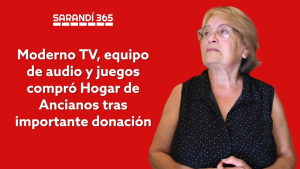 TV 50&Prime;, equipo de m&uacute;sica y gran cantidad de juegos compr&oacute; Hogar de Ancianos tras donaci&oacute;n de US$ 1300