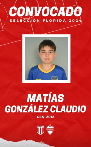 Jugador de ID Boquita de Sarand&iacute; Grande fue convocado a selecci&oacute;n de Florida
