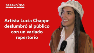 Artista Luc&iacute;a Chappe deslumbr&oacute; al p&uacute;blico con un variado repertorio en Festival en Sarand&iacute; Grande